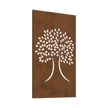 Estratto del pannello in acciaio corten