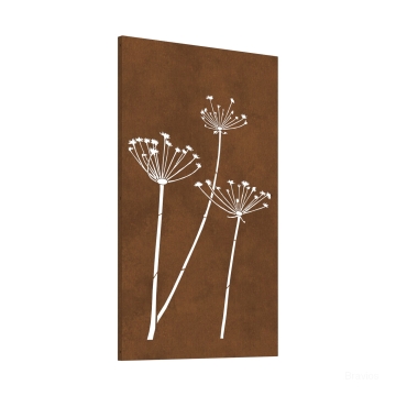 Pannello in acciaio corten naturale