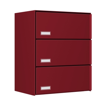 Cassetta postale Oslo for Three Rosso