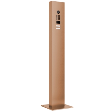 Citofono con supporto incluso piastra di base Smart for Two Doorbird D1102V in Effetto bronzo