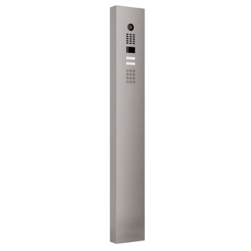 Citofono con supporto Smart for Two Doorbird D1102KV con modulo tastiera in Effetto acciaio inossida