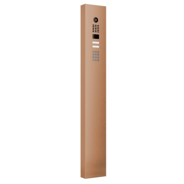 Citofono con supporto Smart for Two Doorbird D1102KV con modulo tastiera in Effetto bronzo