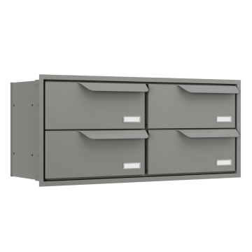 Cassetta postale da incasso Eindhoven for Four in Grigio