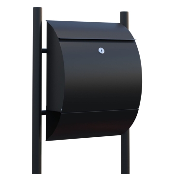 Cassette postali con supporto postale Sunshine Nero