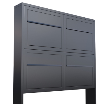 Cassetta postale in serie Elegance for Four in Antracite
