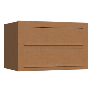 Cassetta postale Cube for Two Ruggine