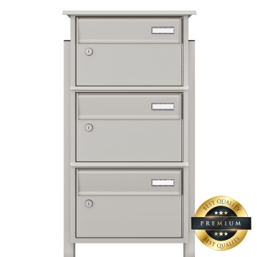 Cassette postali con supporto postale Vento for Three Bianco
