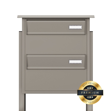 Cassette postali con supporto postale Tesoro for Two Grigio