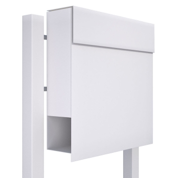 Cassette postali con supporto postale Manhattan Bianca