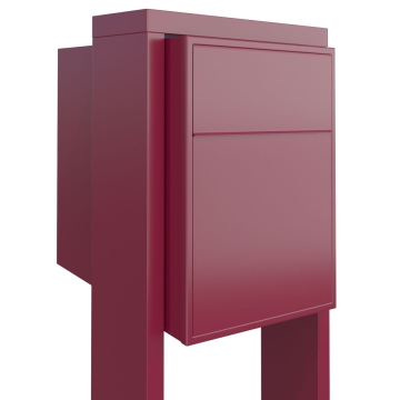 Cassette postali con supporto postale Big Flag Rosso