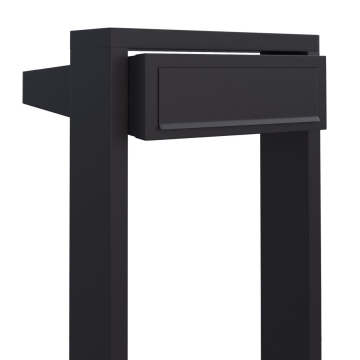 Cassetta postale con supporto Stairs in Nero