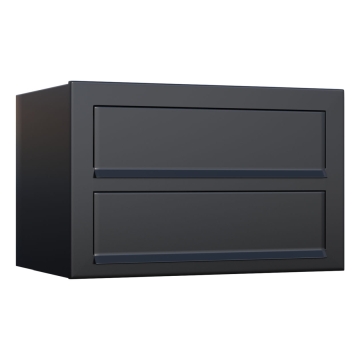 Cassetta postale Cube for Two Nero