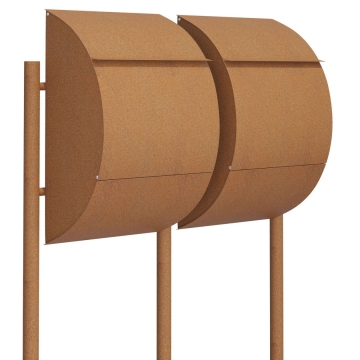 Cassetta postali in serie Jumbo for Two Ruggine