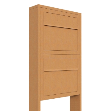 Cassetta postale in serie Elegance for Two in Ruggine