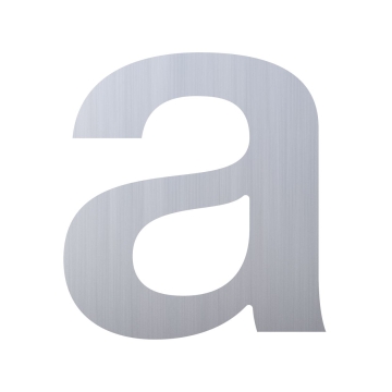 Numero Civico ''a'' Acciaio inossidabile