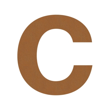 Numero Civico  ''c'' Ruggine