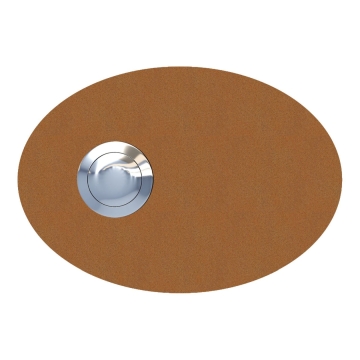 Pulsante campanello Ellipse Ruggine