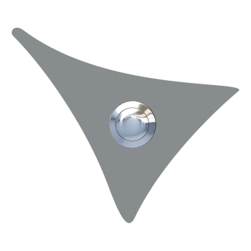 Pulsante campanello Segel Grigio metallizzato