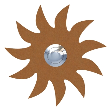 Pulsante campanello Sonne Ruggine