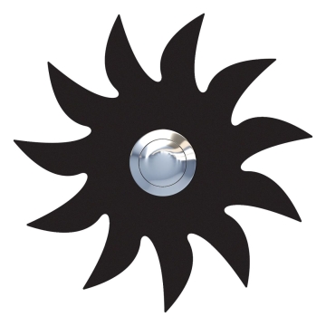 Pulsante campanello Sonne Nero
