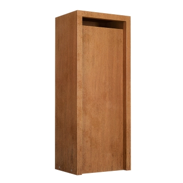 Cassette postali con supporto postale Belluno in Acciaio Corten | con rimozione