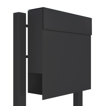 Cassette postali con supporto postale Manhattan Antracite