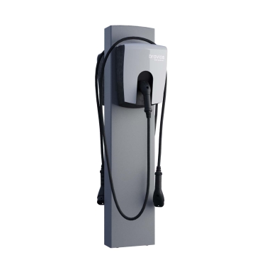 Supporto universale Wallbox FlexiMount for Two con ancora in grigio
