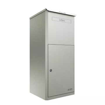 Cassetta postale per pacchi Brooklyn - Taglia L in Grigio ghiaia