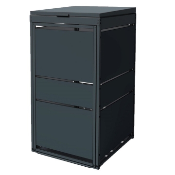 Box copri bidoni Oskar per uno 120L in Antracite