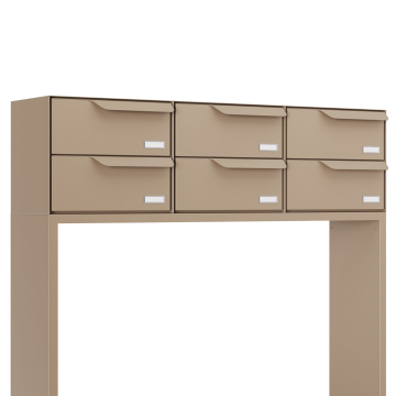 Sistema di cassette postaie Rotterdam for Six H in Beige