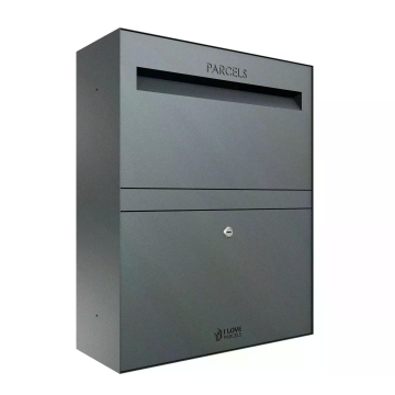 Cassetta postale per pacchi Rome - Taglia L in Antracite | Montaggio a parete
