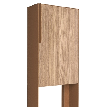 Cassetta postale Faro Ruggine con pannello frontale laminato
