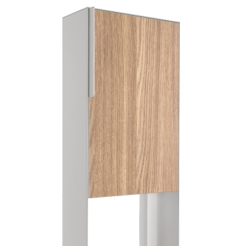 Cassetta postale Faro Bianca con pannello frontale laminato