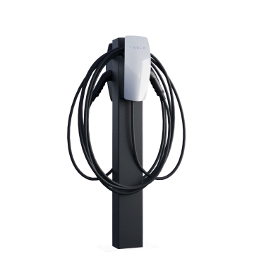 Supporto Tesla VoltStand for Two con ancoraggio a terra nero