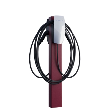 Tesla VoltStand for Two Supporto con ancoraggio a terra in rosso