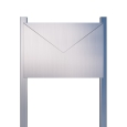 Cassetta postale con supporto postale Letter Acciaio inossidabile thumbnail