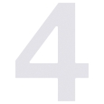 Numero Civico ''4'' Bianca thumbnail