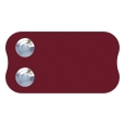 Pulsante campanello Longcircle for Two Rosso thumbnail