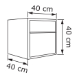 Cassetta postale con supporto Soprano in Grigio metallizzato thumbnail