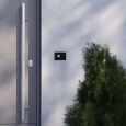Pulsante campanello Rectangle Grigio metallizzato thumbnail