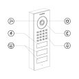 Citofono da superficie Smart-ON for Two Doorbird D1102V in bianco thumbnail