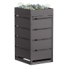 Box copri bidoni Egon per uno 120L in Nero