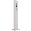 Citofono con supporto + piastra di base for Two Doorbird D1102KV con modulo tastiera Bianco