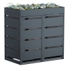 Box copri bidoni Egon per due 120L in Antracite