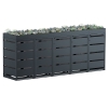 Box copri bidoni Egon per cinque 120L in Antracite