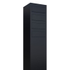 Cassetta postale in serie Monolith for Four in Nero
