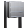 Cassetta postale in serie Cube for Three Acciaio inossidabile