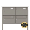 Cassette postali con supporto postale Armonia for Four Grigio
