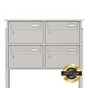 Cassette postali con supporto postale Armonia for Four Bianco