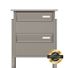 Cassette postali con supporto postale Tesoro for Two Grigio